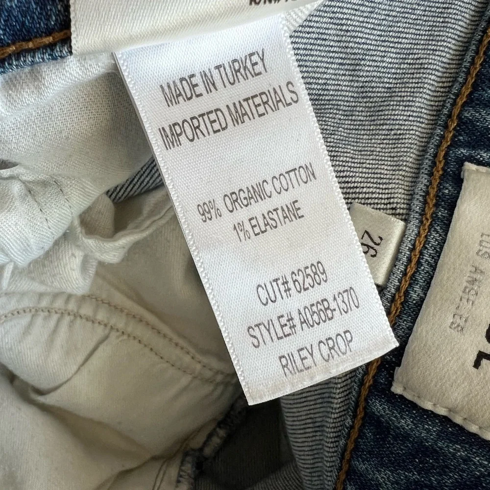 AGOLDE Riley High Rise Straight Crop Jeans - Picture 7 of 9